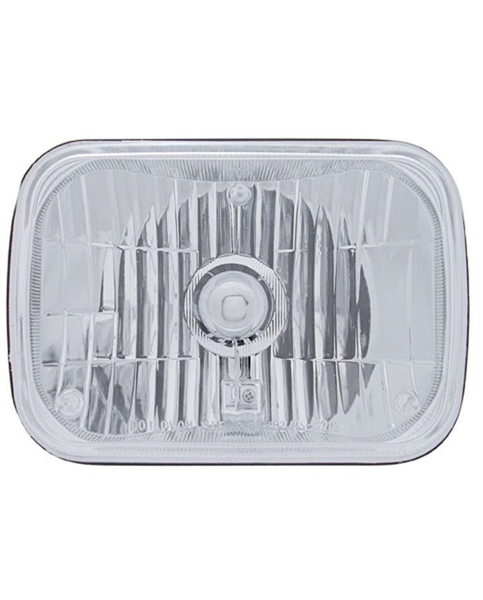 (BOX) 200mm CRYSTAL RECTANGULAR HEADLIGHT - H4