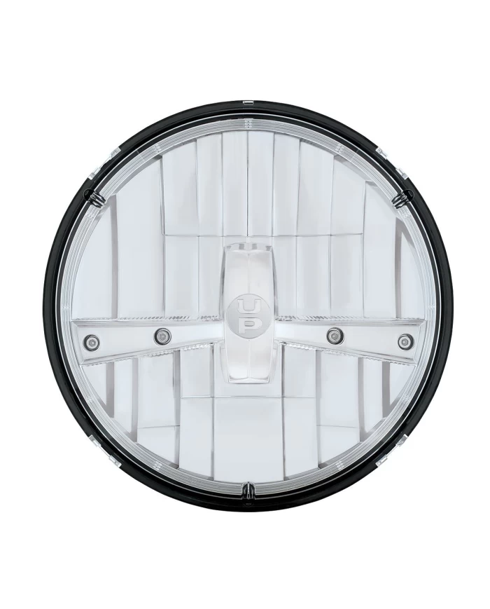 (CARD) 7" ROUND DUAL FUNCTION LED HEADLIGHT WITH CHROME INNER COVER