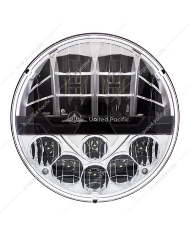 UP31084-ULTRALIT - High Power LED 7" Headlight With Polycarbonate Lens & Housing