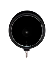 BLACK "BILLET" STYLE GROOVE HEADLIGHT HOUSING WITH VISOR BLACK "BILLET" STYLE GROOVE HEADLIGHT HOUSING WITH VISOR