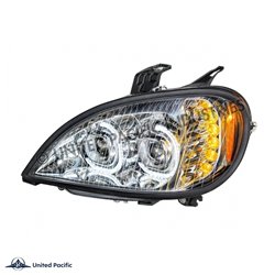 UP31090-High Power LED Chrome Projection Headlight For 2001-2020 Freightliner Columbia - Driver