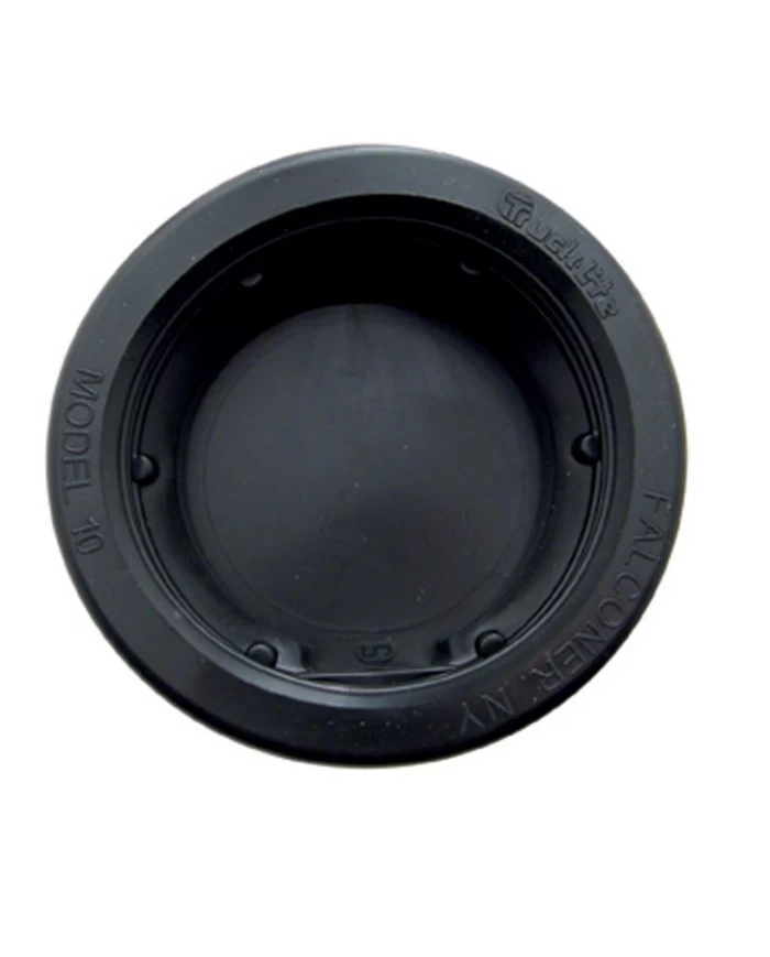 (BULK) BLACK RUBBER 2 1/2" RECESS MOUNT GROMMET - CLOSE BACK