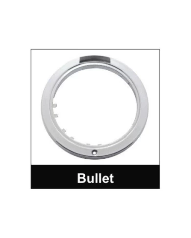 (BOX) S.S. "BULLET" HALF-MOON PETERBILT 11 HIGH POWER LED CRYSTAL HEADLIGHT W/ 4 AMBER LED SIGNAL LIGHT - AMBER LENS (BOX) S.S. "BULLET" HALF-MOON PETERBILT 11 HIGH POWER LED CRYSTAL HEADLIGHT W/ 4 AMBER LED SIGNAL LIGHT - AMBER LENS