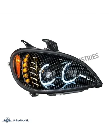 UP31093-High Power LED Blackout Projection Headlight For 2001-2020 Freightliner Columbia - Passenger