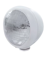 (BOX) CHROME CLASSIC "GUIDE" HEADLIGHT - 6014 SEALED BEAM BULB