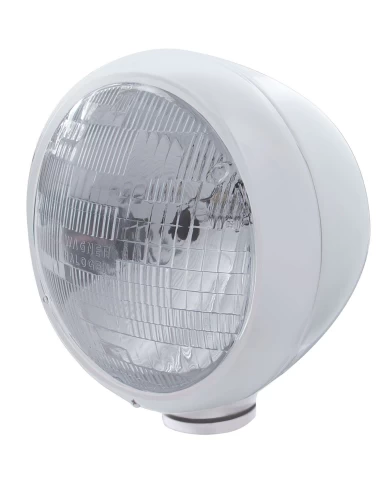 (BOX) CHROME CLASSIC "GUIDE" HEADLIGHT - H6024 HALOGEN BULB (BOX) CHROME CLASSIC "GUIDE" HEADLIGHT - H6024 HALOGEN BULB