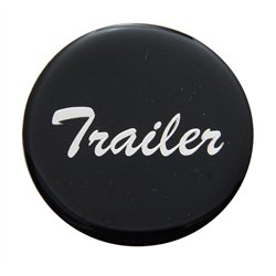 UP23229-1K-"Trailer" Glossy Air Valve Knob Candy Color Sticker - Glossy Black