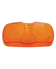 (BULK) TIGER-EYE CLEARANCE/MARKER LIGHT LENS - AMBER