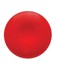 (BULK) 4" DEEP DISH LIGHT LENS - RED