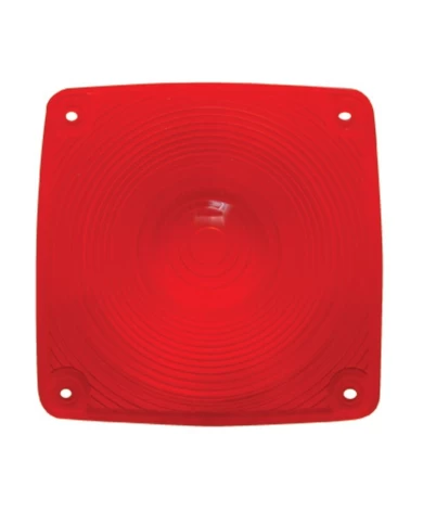 (BULK) PLASTIC SQUARE TURN SIGNAL LIGHT LENS - RED (BULK) PLASTIC SQUARE TURN SIGNAL LIGHT LENS - RED
