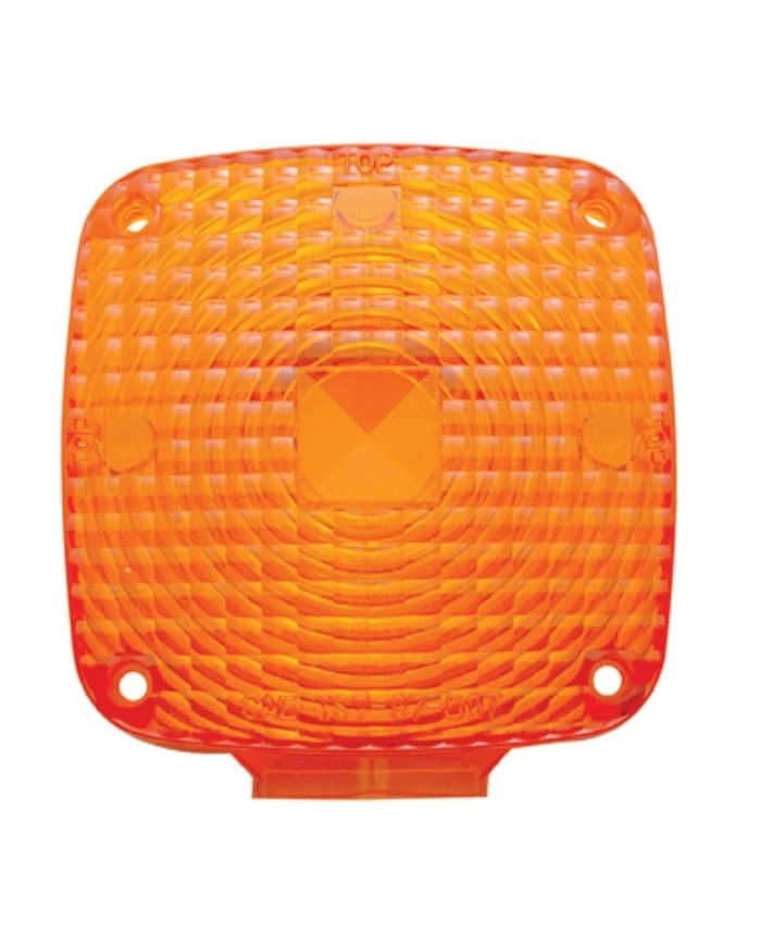 (BULK) TURN SIGNAL LIGHT LENS - AMBER
