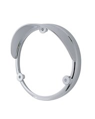 (CARD) CHROME PLASTIC LED LIGHT BEZEL W/ VISOR - 38113 SERIES