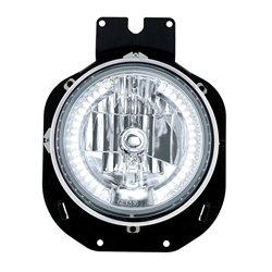 UP31142-Crystal Headlight With 34 White LED Side Lights For 1996-2005 Freightliner Century