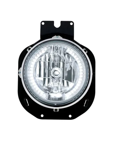 UP31142-Crystal Headlight With 34 White LED Side Lights For 1996-2005 Freightliner Century