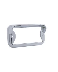 (CARD) CHROME PLASTIC SMALL RECTANGULAR CLEARANCE/MARKER LIGHT BEZEL - HORIZONTAL VISOR (CARD) CHROME PLASTIC SMALL RECTANGULAR CLEARANCE/MARKER LIGHT BEZEL - HORIZONTAL VISOR