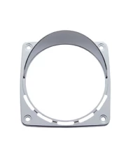 (CARD) CHROME PLASTIC SQUARE TURN SIGNAL LIGHT BEZEL W/ VISOR (CARD) CHROME PLASTIC SQUARE TURN SIGNAL LIGHT BEZEL W/ VISOR