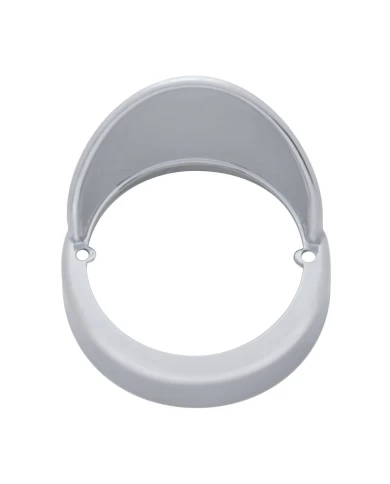 (CARD) CHROME PLASTIC LED CAB LIGHT BEZEL W/ VISOR (CARD) CHROME PLASTIC LED CAB LIGHT BEZEL W/ VISOR