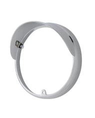 (CARD) CHROME PLASTIC LED LIGHT BEZEL W/ UP-SIDE DOWN VISOR - 38103 SERIES