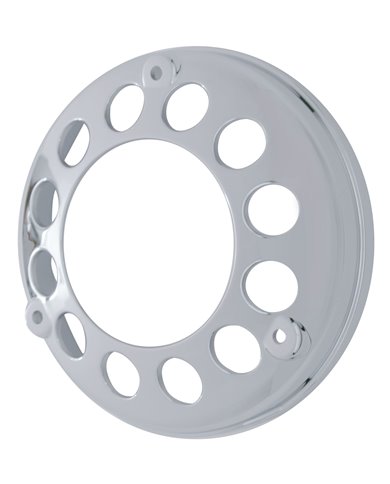 (CARD) CHROME PLASTIC LED ROUND REFLECTOR DOUBLE FACE LIGHT BEZEL - 39438 SERIES (CARD) CHROME PLASTIC LED ROUND REFLECTOR DOUBLE FACE LIGHT BEZEL - 39438 SERIES