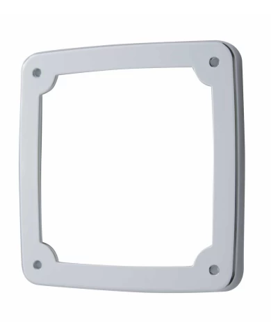 (CARD) CHROME PLASTIC LED SQUARE REFLECTOR DOUBLE FACE LIGHT BEZEL - 39377 SERIES (CARD) CHROME PLASTIC LED SQUARE REFLECTOR DOUBLE FACE LIGHT BEZEL - 39377 SERIES