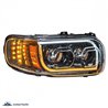 UP31147-High Power LED "Blackout" Headlight With 16 LED Turn & 57 LED Bar For 2008-2024 Peterbilt 389- Passenger