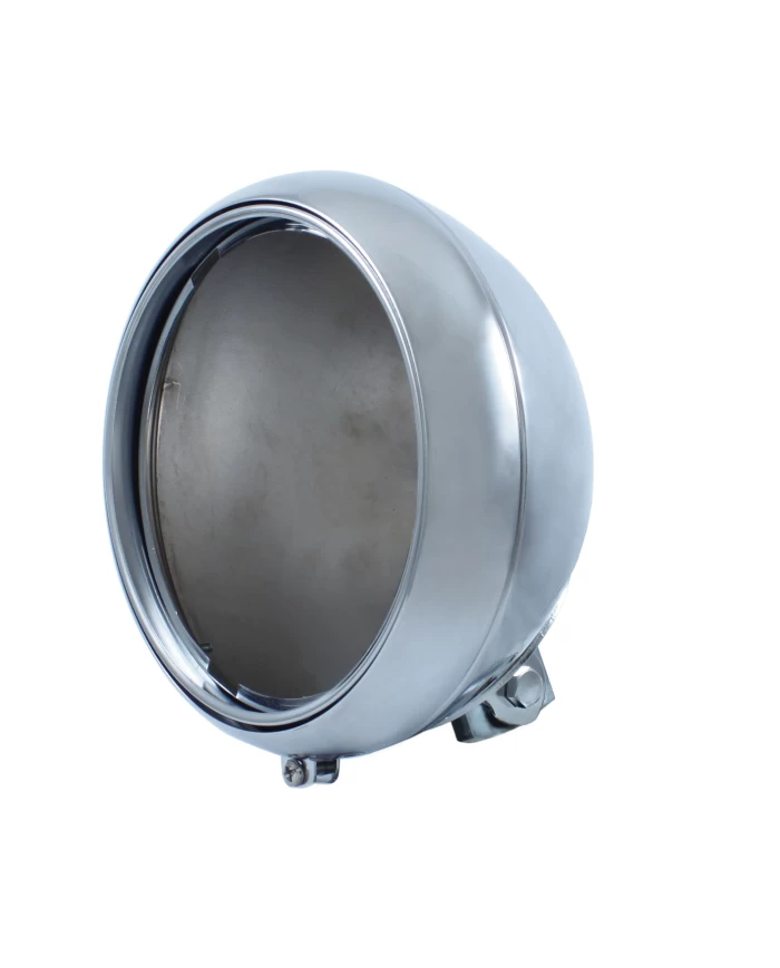 (BULK) CHROME 7" MOTORCYCLE HEADLIGHT HOUSING