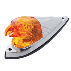 UP31148-Illuminated Eagle's Head Cab Light - Amber