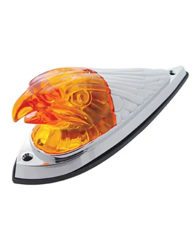 UP31148-Illuminated Eagle's Head Cab Light - Amber