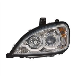 UP31187-Chrome Projection Headlight With Dual Function Light Bar For 2001-2020 Freightliner Columbia - Driver