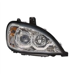 UP31188-Chrome Projection Headlight With Dual Function Light Bar For 2001-2020 Freightliner Columbia - Passenger
