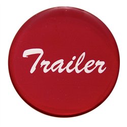UP23229-1R-"Trailer" Glossy Air Valve Knob Candy Color Sticker - Candy Red