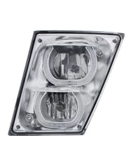 (CBOX) 2003-2017 VOLVO VN/VNL FOG/DRIVING LIGHT WITH WHITE LED LIGHT BAR - DRIVER (CBOX) 2003-2017 VOLVO VN/VNL FOG/DRIVING LIGHT WITH WHITE LED LIGHT BAR - DRIVER