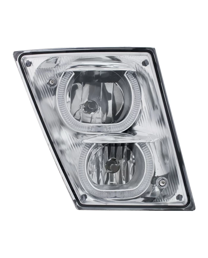 (CBOX) 2003-2017 VOLVO VN/VNL FOG/DRIVING LIGHT WITH WHITE LED LIGHT BAR - PASSENGER