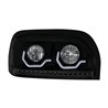 UP31206-Blackout Headlight With LED Turn Signal & Light Bar For 1996-2010 Freightliner Century - Passenger