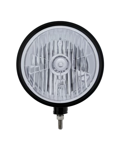 (BOX) BLACK "BILLET" STYLE GROOVE HEADLIGHT - CRYSTAL 4 HALOGEN (BOX) BLACK "BILLET" STYLE GROOVE HEADLIGHT - CRYSTAL 4 HALOGEN