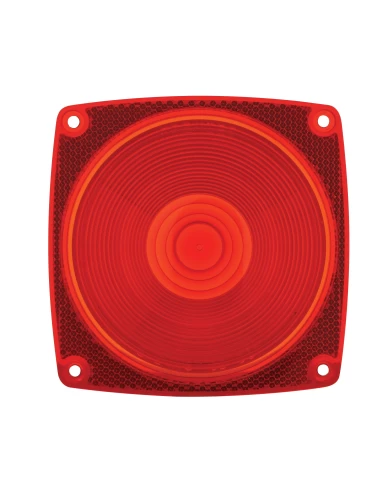 (BULK) COMBINATION LIGHT LENS, RED (BULK) COMBINATION LIGHT LENS, RED