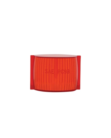 (BULK) NARROW-RAIL CLEARANCE & SIDE MARKER LIGHT LENS, RED (BULK) NARROW-RAIL CLEARANCE & SIDE MARKER LIGHT LENS, RED