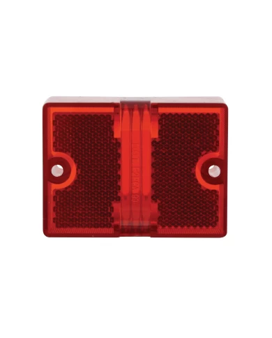 (BULK) COMBINATION LIGHT LENS, RED, SIDE MARKER (BULK) COMBINATION LIGHT LENS, RED, SIDE MARKER