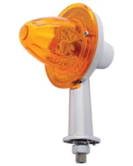 (CARD) CRYSTAL HONDA WATERMELON AMBER LIGHT W/ 2 1/8" ARM - DOUBLE CONTACT