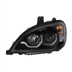 UP31224-Blackout Projection Headlight With Dual Function Light Bar For 2001-2020 Freightliner Columbia - Driver