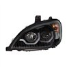 UP31224-Blackout Projection Headlight With Dual Function Light Bar For 2001-2020 Freightliner Columbia - Driver