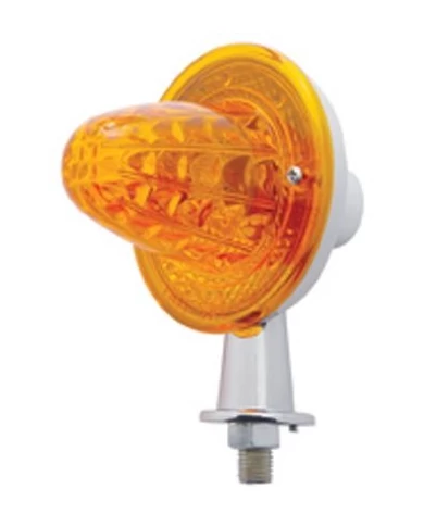 (CARD) CRYSTAL HONDA DIAMOND AMBER LIGHT W/ 1 1/8" ARM - SINGLE CONTACT (CARD) CRYSTAL HONDA DIAMOND AMBER LIGHT W/ 1 1/8" ARM - SINGLE CONTACT