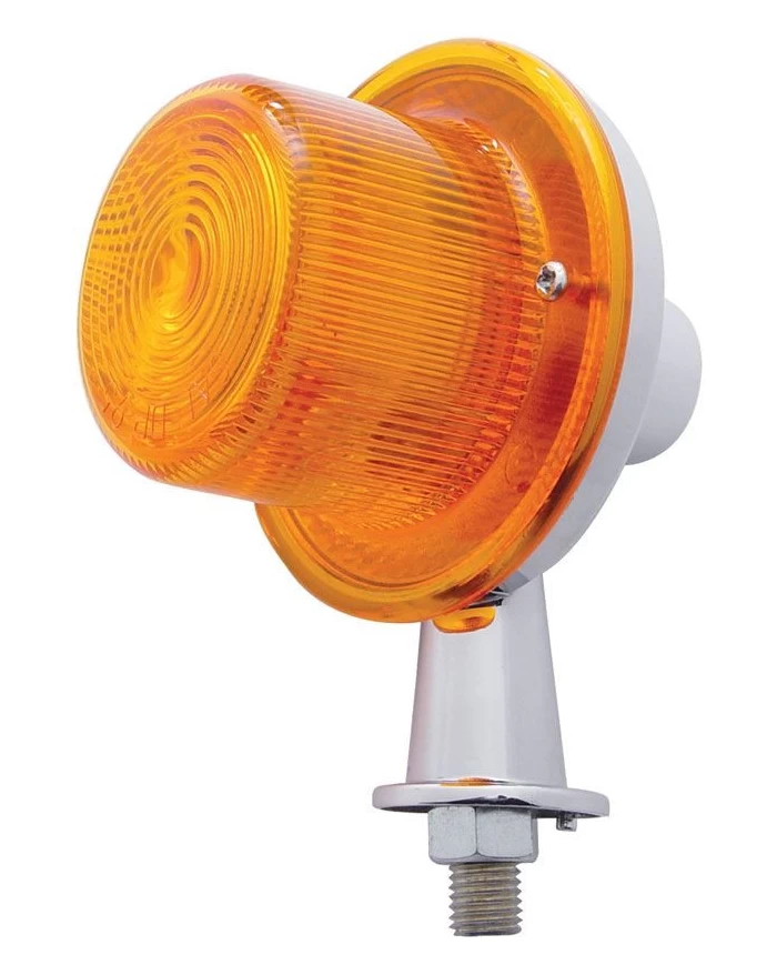 (CARD) CRYSTAL HONDA TANKER AMBER LIGHT W/ 1 1/8" ARM - DOUBLE CONTACT