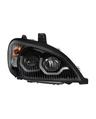 UP31225-Blackout Projection Headlight With Dual Function Light Bar For 2001-2020 Freightliner Columbia - Passenger