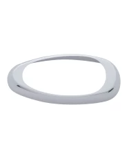 (CARD) CHROME PLASTIC FREIGHTLINER SLEEPER TURN SIGNAL LIGHT BEZEL