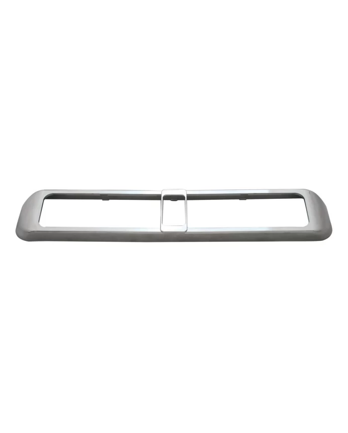 (BULK) CHROME PLASTIC RECTANGULAR LIGHT BEZEL W/ LED LIGHT OPENING - FLUSH MOUNT