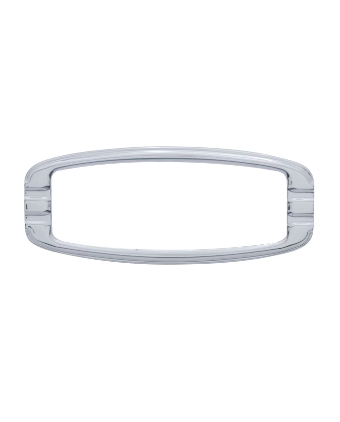 (CARD) CHROME DIE CAST RETRO FLUSH MOUNT LIGHT BEZEL W/ MOUNTING STUDS