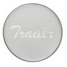 UP23229-1S-"Trailer" Glossy Air Valve Knob Candy Color Sticker - Liquid Silver