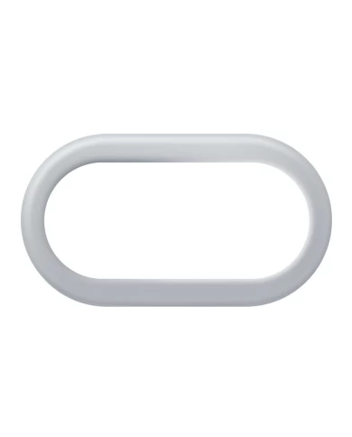 (CARD) CHROME DIE CAST VINTAGE OVAL FLUSH MOUNT BEZEL W/ MOUNTING STUDS (CARD) CHROME DIE CAST VINTAGE OVAL FLUSH MOUNT BEZEL W/ MOUNTING STUDS