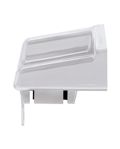 (BULK) CHROME PLASTIC LICENSE LIGHT BRACKET (BULK) CHROME PLASTIC LICENSE LIGHT BRACKET
